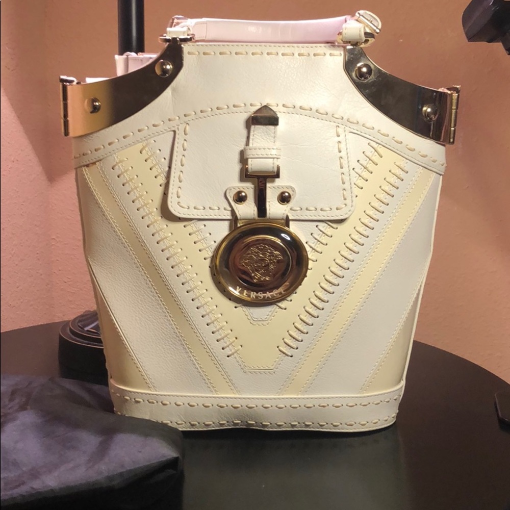 Versace bucket handbag